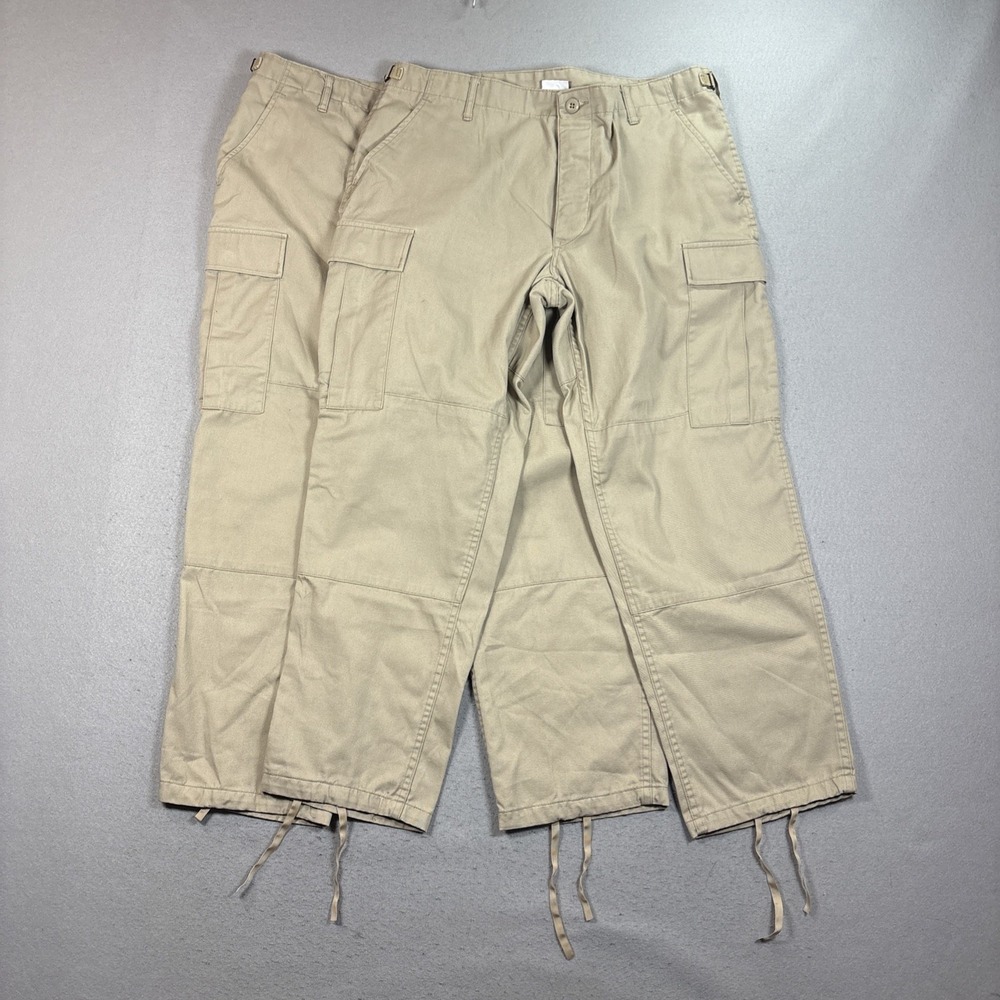 Propper Men's‎ Lg Khaki Combat Trousers Tactical Reinforced Knees/Butt Lot of 2